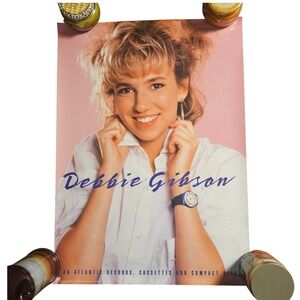 Debbie Gibson Vintage 1988 Large Promo Poster 20x28 Atlantic Records 80s Pop